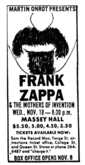 Frank Zappa / The Mothers Of Invention on Nov 18, 1970 [844-small]