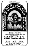Creedence Clearwater Revival / Booker T. & The MG's / Wilbert Harrison on Sep 19, 1970 [923-small]