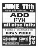 FYH / Down Pride / Final Summation / All Else Fails / A.D.D. on Jun 11, 2001 [171-small]