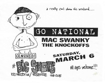 The Mac Swanky Trio / Go National / The Knockoffs on Mar 6, 1999 [182-small]