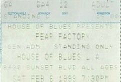 Fear Factory / Static-X / downset. / Puya on Feb 6, 1999 [453-small]