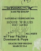 Fear Factory / Static-X / downset. / Puya on Feb 6, 1999 [455-small]