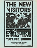 The New Visitors / Zobop / White Silence / Patricia Hurts on Feb 3, 1981 [839-small]
