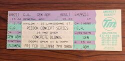 Concrete Blonde on Feb 11, 1994 [319-small]