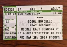 Gogol Bordello / Beat Circus / Reverend Glasseye / Alec K. Redfearn and The Eyesores on Mar 26, 2004 [341-small]