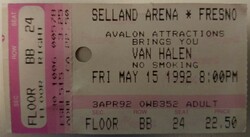 Van Halen / The Baby Animals on May 15, 1992 [373-small]