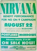 Nirvana / Mudhoney / Poison Idea / Calamity Jane on Aug 22, 1992 [314-small]
