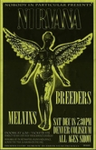 Nirvana / Melvins / The Breeders on Dec 18, 1993 [490-small]