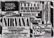 Nirvana / Shonen Knife / Captain America on Nov 27, 1991 [778-small]
