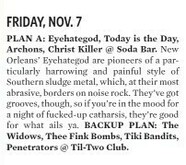 Today Is The Day / Eyehategod / Christ Killer on Nov 7, 2014 [218-small]