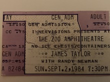 James Taylor / Randy Newman on Sep 2, 1984 [256-small]