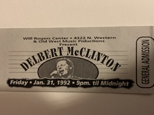 Delbert McClinton on Jan 31, 1992 [292-small]