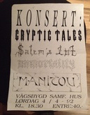 Manitou / Cryptic Tales / Salem's Lot / Immortality on Apr 4, 1992 [523-small]