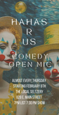 Hahas R Us Open Mic on Feb 8, 2024 [696-small]