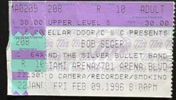 Bob Seger & The Silver Bullet Band on Feb 9, 1996 [847-small]