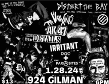 The Vaxxines / AK//47 / Tess & The Details / Irritant / Doc and the Parasites on Jan 28, 2024 [044-small]