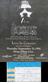 My ticket stub and an advertisement for the show that was in the Dallas Observer. , DOWN on Sep 21, 1995 [637-small]