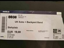 U.K. Subs / The Backyard Band (D) on Jan 25, 2018 [005-small]