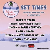 The Maine / Matt Quinn / SHAED / Barns Courtney / DJ Reed Streets on Feb 10, 2024 [266-small]