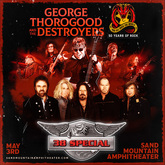 George Thorogood and .38 Special, tags: George Thorogood & The Destroyers, .38 Special, Albertville, Alabama, United States, Gig Poster, Advertisement, Sand Mountain Park and Amphitheater - George Thorogood & The Destroyers / .38 Special on May 3, 2024 [295-small]