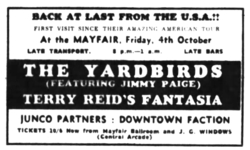 The Yardbirds / New York Public Library / Juncos / Downtown Faction on Oct 4, 1968 [350-small]