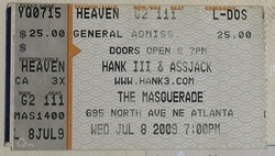 Hank Williams III / Lucky Tubb & The Modern Day Troubadours on Jul 18, 2009 [986-small]