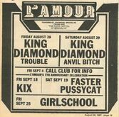 King Diamond / Trouble on Aug 28, 1987 [502-small]