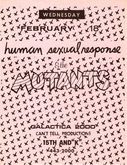 Human Sexual Response / Mutants on Feb 18, 1981 [554-small]
