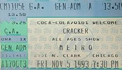 Cracker on Nov 5, 1993 [877-small]