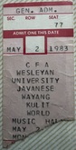 Javanese Wayang Kulit World Music (Gamelan) on May 2, 1983 [878-small]