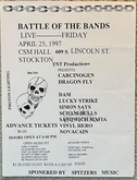 Carcinogen / Dragon Fly / Dam / Luckie Strike / Simon Says / The Scham-Bulls / Sandwich Mafia / Vinyl Hero / Novacaine on Apr 25, 1997 [939-small]