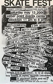 Souls of Mischief / Agent Orange / Will Haven / Hoods / The Scham-Bulls / Anti-Domestix / Headtrip / The Council / Exhale / Sin / Davidian / Cremasters of Disaster / Broken Vision / Dr. Rocket And The Moon Patrol / Severance / 26 Weeks / likeDavid... on May 13, 2000 [230-small]