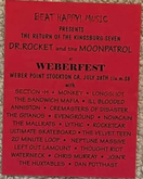 Dr. Rocket And The Moon Patrol / Section H / Monkey / Longshot / Sandwich Mafia / Ill Blooded / Anniston / Cremasters of Disaster / The Gitanos / Evenground / Novacain / The Mallrats / Lythic / Rocketcar / The Ultimate Skateboard / The Velvet Teen... on Jul 28, 2000 [677-small]