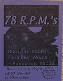78 RPM's / Nuclear Rabbit / Sandwich Mafia / The Wunder Years on Mar 12, 1999 [678-small]