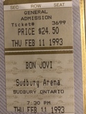 Bon Jovi / Saints & Sinners on Feb 11, 1993 [276-small]