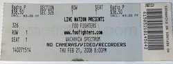 Foo Fighters / Serj Tankian / Against Me! on Feb 21, 2008 [436-small]
