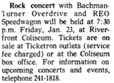 Bachman-Turner Overdrive / REO Speedwagon on Jan 23, 1976 [534-small]