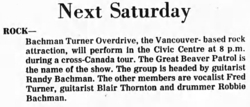 Bachman-Turner Overdrive on Aug 14, 1976 [992-small]