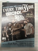 Every Time I Die / The Bronx / Stick To Your Guns / A Dead Motion on Nov 2, 2008 [070-small]