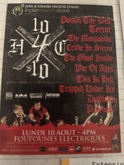 Poison the Well / Madball / Vision / War Of Ages / This Is Hell / Death Before Dishonor / trapped under ice / Crime In Stereo / The Ghost Inside / Terror / Bane / The Mongoloids on Aug 10, 2009 [083-small]