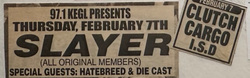 Slayer / Hatebreed / Diecast / Clutch Cargo / I.S.D. on Feb 7, 2002 [156-small]