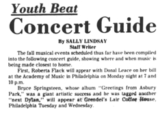Edwin Freedland / Bruce Springsteen & The E Street Band on Oct 10, 1973 [492-small]