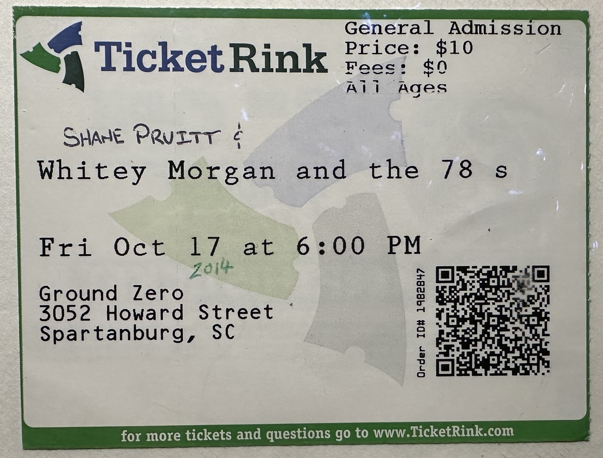 Whitey and the 78's Concert & Tour History (Updated for 2024