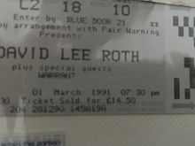 Dave Lee Roth / Warrant on Mar 1, 1991 [339-small]
