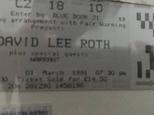 David Lee Roth / Warrant on Mar 1, 1991 [339-small]