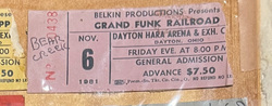 Grand Funk Railroad / The Bear Creek Brothers on Nov 6, 1981 [393-small]