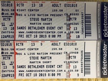 Steve Martin / Martin Short / Steep Canyon Rangers on Oct 18, 2019 [675-small]