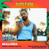 tags: Maluma, Montreal, Quebec, Canada, Gig Poster, Parc Olympique - Fuego Fuego Latin Music Festival on May 25, 2024 [991-small]
