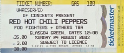 Red Hot Chilli Peppers / Foo Fighters / Queens of the Stone Age / Electric Six / The Distillers / P J Harvey on Aug 24, 2003 [748-small]