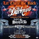 Australian Tour Flyer, The Darkness / You Am I / The Majesty of Tap / DZ Deathrays on Feb 3, 2024 [990-small]